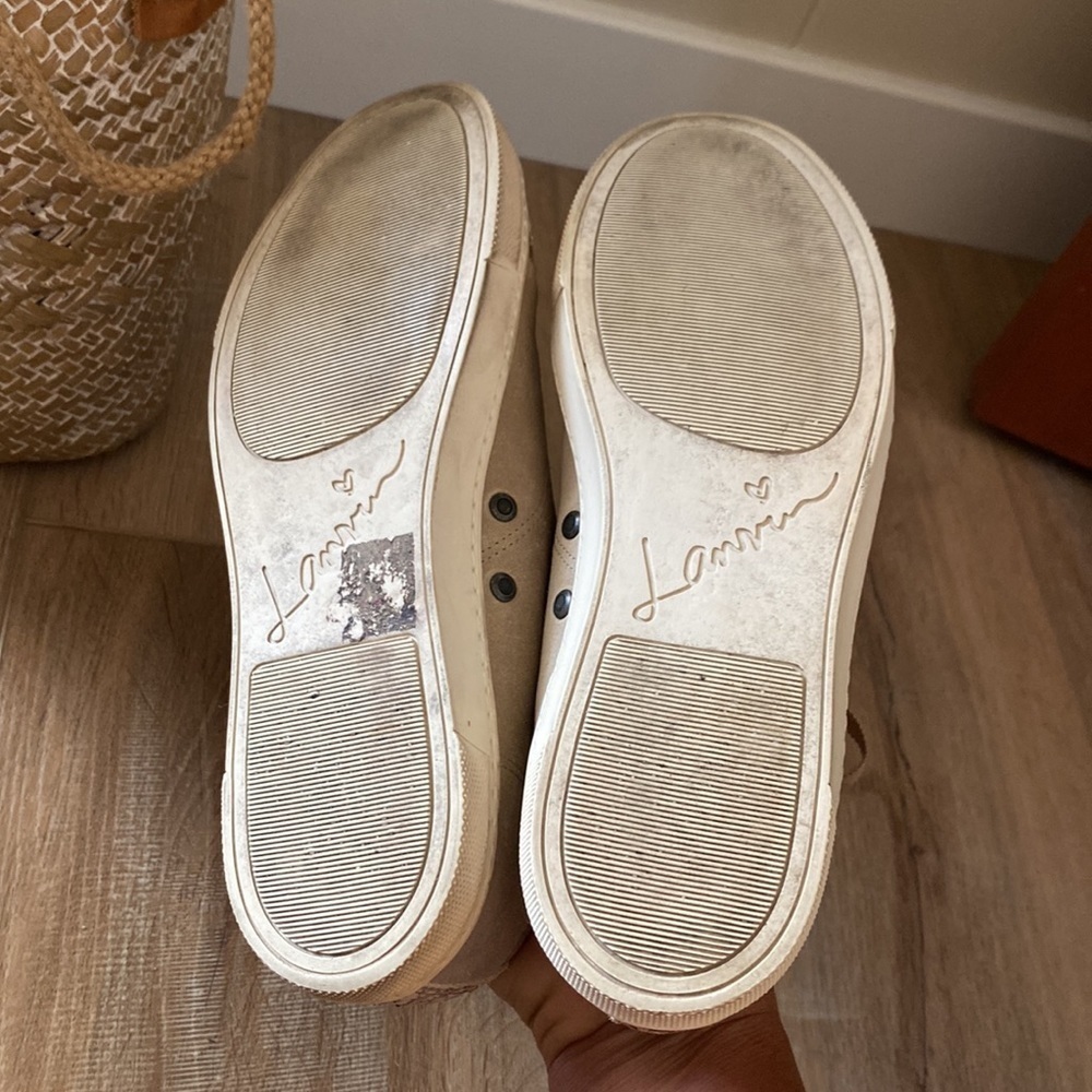 Lanvin Suede And Python Cap Toe Sneakers Size 37 … - image 8